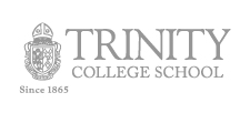 Trinity College School logo in grey