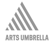 Arts Umbrella logo in grey