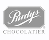 Purdy's Chocolatier logo in grey